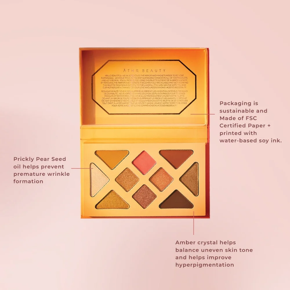 NIB Athr Beauty Deser Sunset Eyeshadow Palette